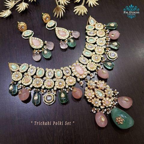 Trichahi Polki Set Trichahi Polki Set