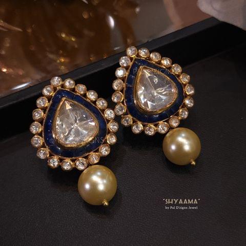 Shyaama - Moissanite Polki Stud Shyaama - Moissanite Polki Stud