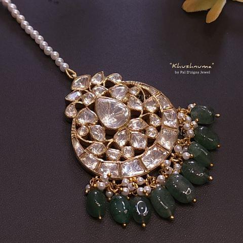 Khushnuma Moissanite Polki Tika Khushnuma Moissanite Polki Tika