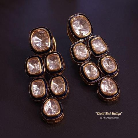 Chotti Neel Mallya Moissanite Polki Earring Chotti Neel Mallya Moissanite Polki Earring