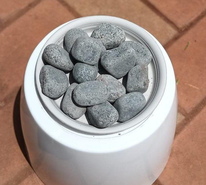 Buy Decorative Gray Big Pebbles - 1 kg Online | Urvann.com Decorative Gray Big Pebbles - 1 kg