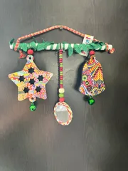 XMas special hangings - star and bell - for door or wall
