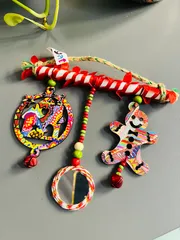 XMas special hangings - house and gingerbread man - for door or wall