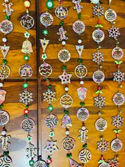XMas special hangings - assorted XMas elements for door or wall - ASSORTED 3