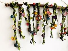 Chirpy tales of beatitude - wall hanging