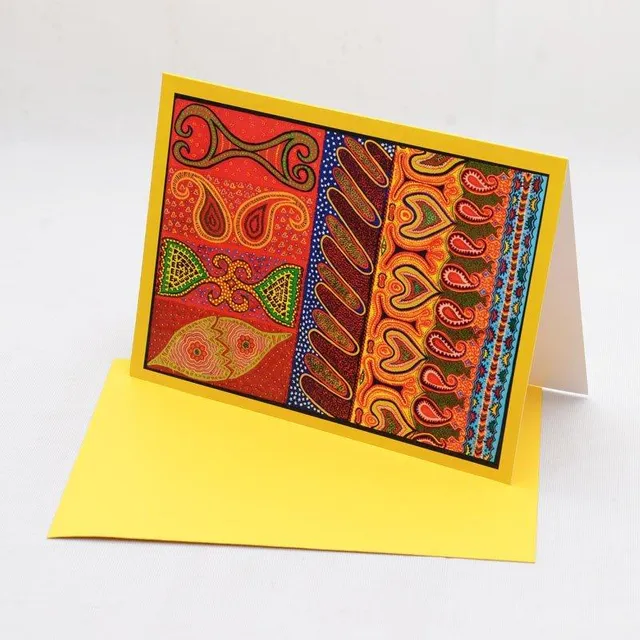 Ethereal (Yellow) Greeting Card