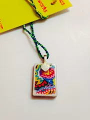 Footy Cuboid Glass Pendant