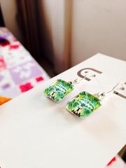 Citrus Blast Glass Earrings