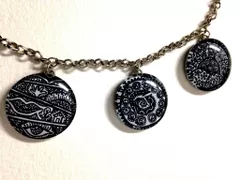 Chimera - Monochrome Circlets Necklace