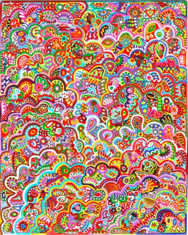 Prisma Clouds Canvas Print