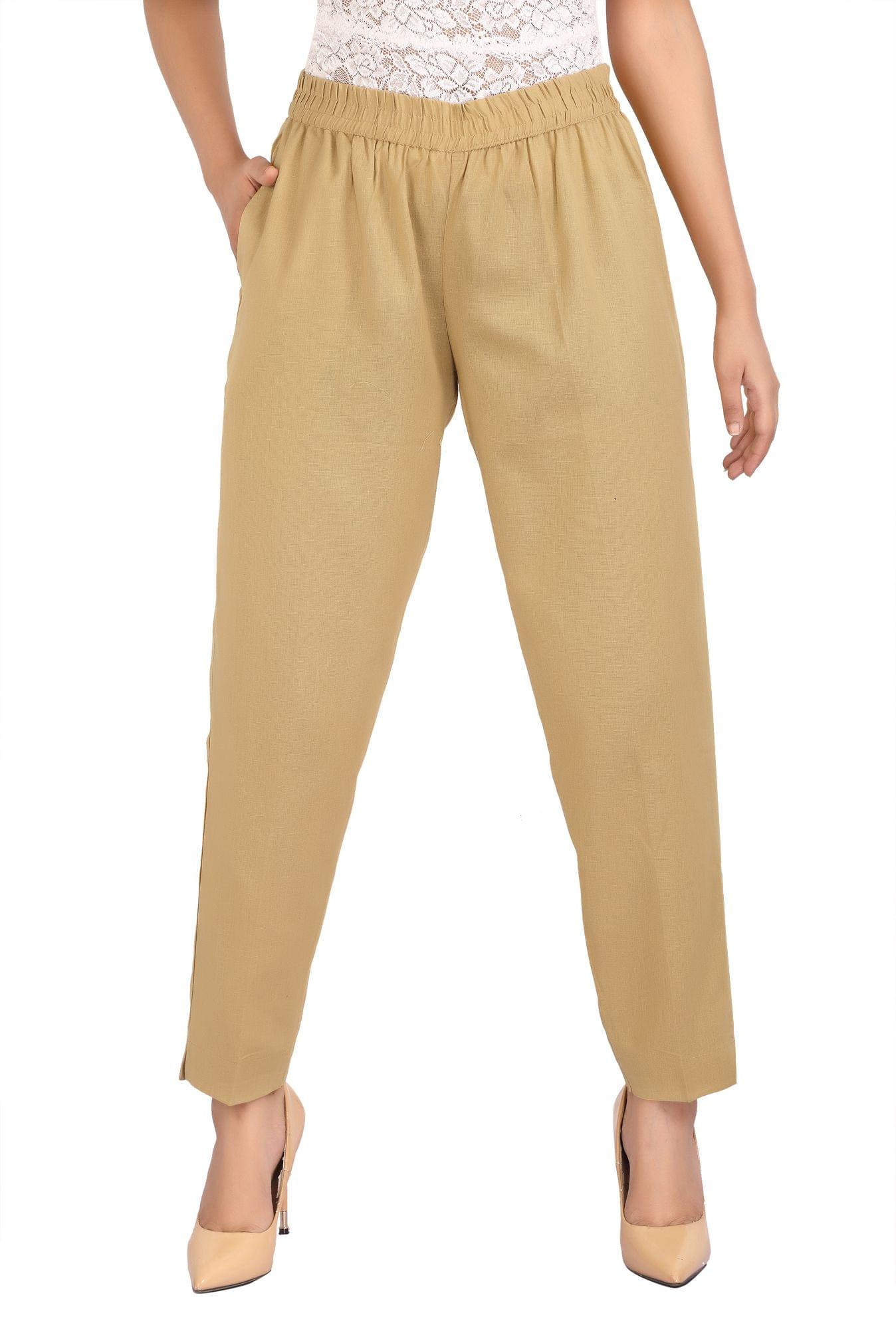 WOMEN'S PANT PALAZZO BEIGE