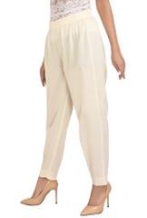 WOMEN'S PANT PALAZZO OFF WHITE