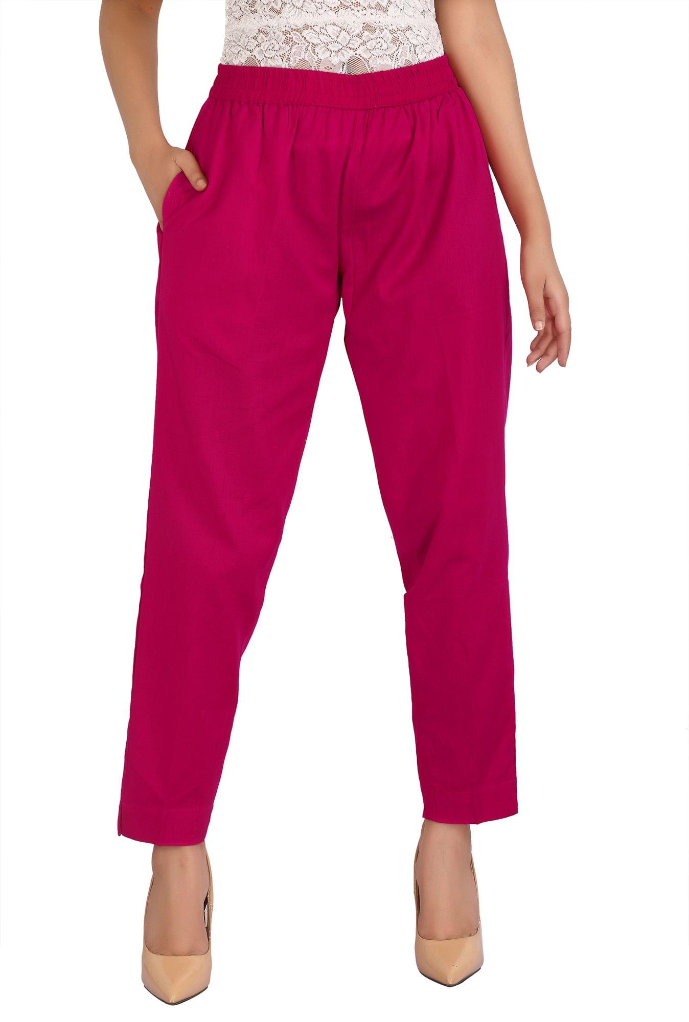WOMEN'S PANT PALAZZO RANI PINK