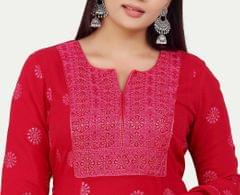 Aritra Rani Pink Embroidered Georgette Suit Sets