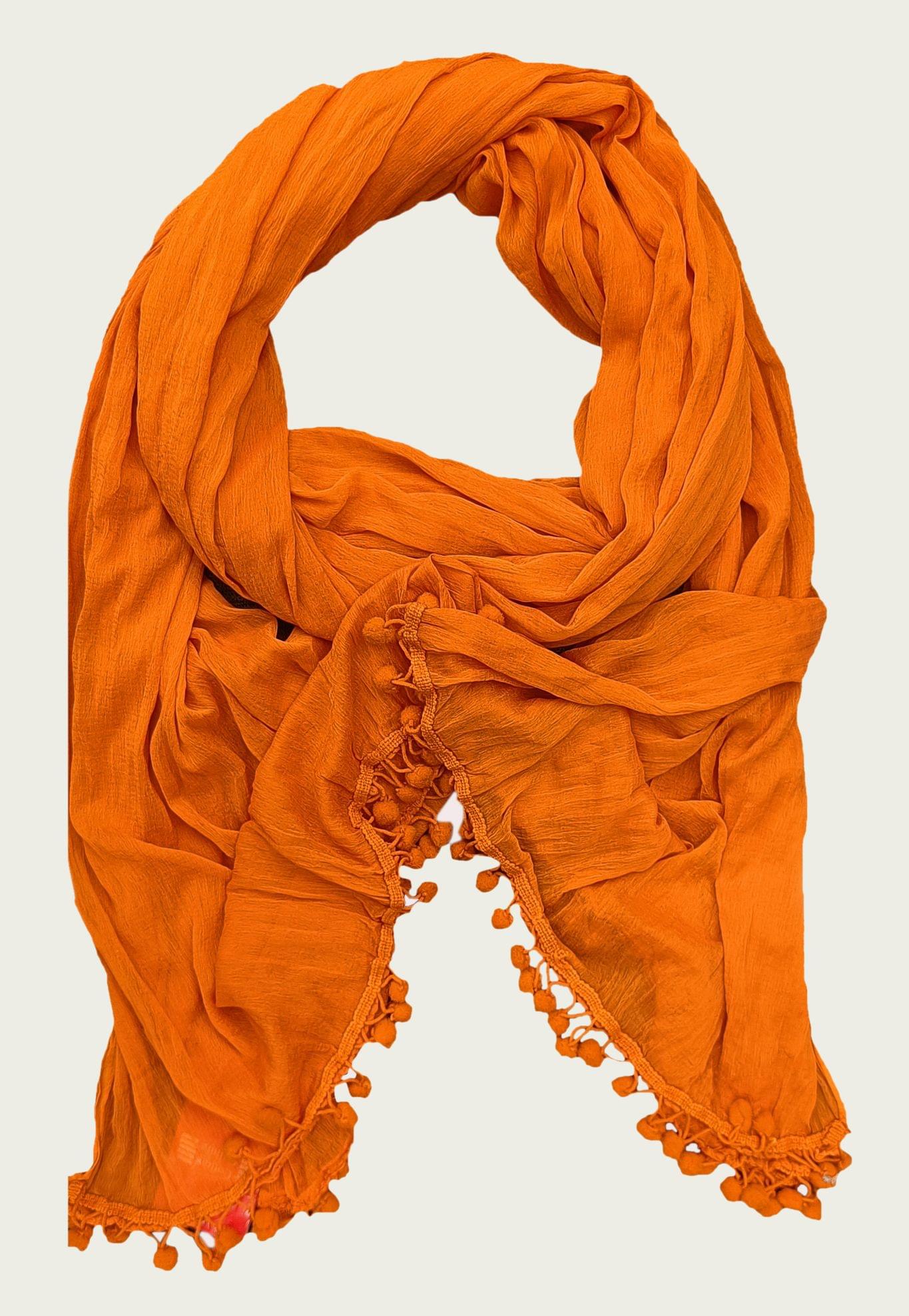 DUPATTA - CHIFFON, ORANGE