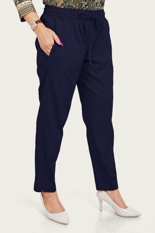 Buy Navy Blue Trousers for Womens at Rs 249 Best Pajama online in India   THALASI KNITFAB