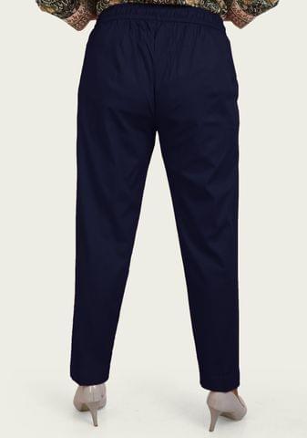 Van Heusen Trousers  Chinos Van Heusen Dark Blue Trousers for Men at  Vanheusenindiacom