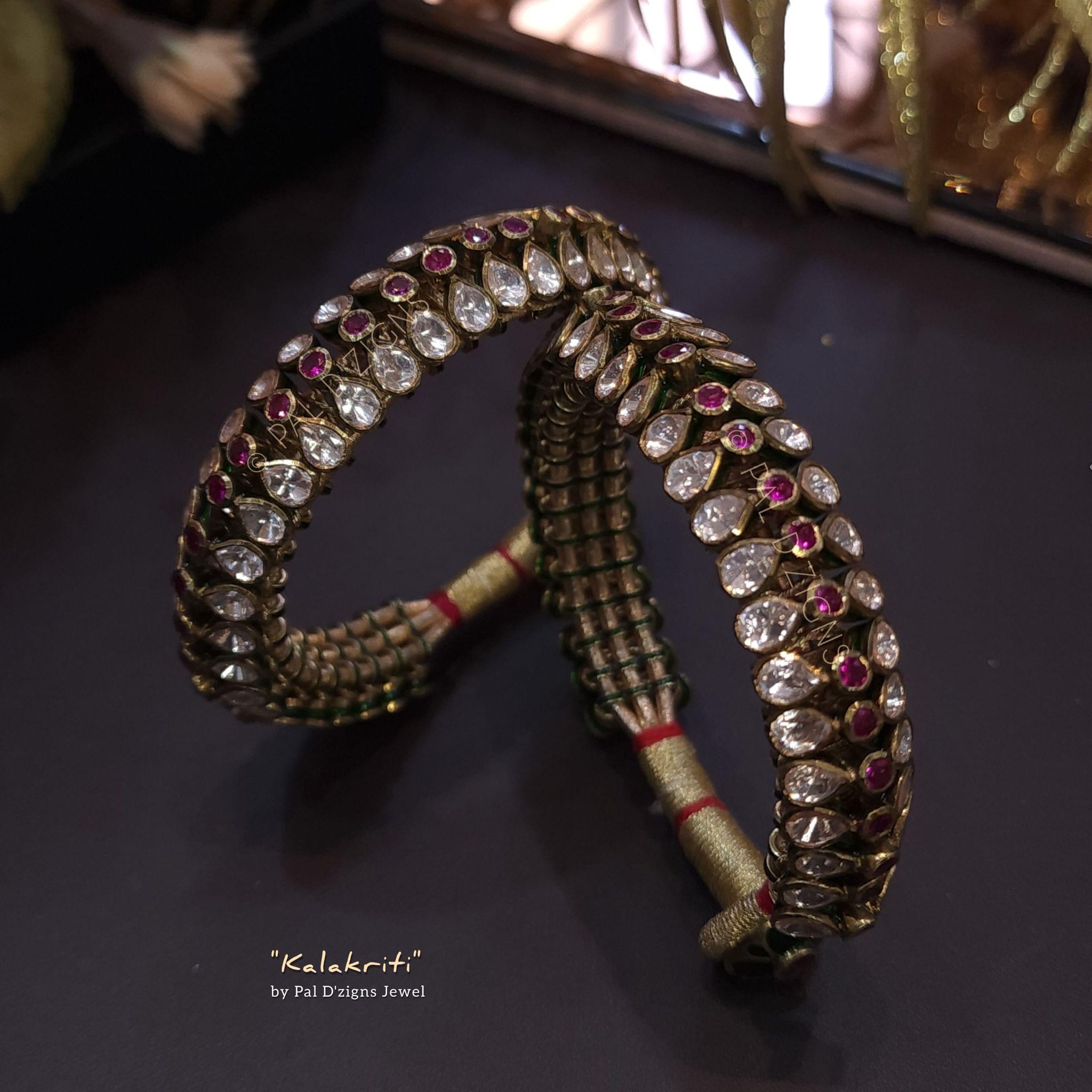 Kalakriti - Moissanite Polki Traditional Ponchis