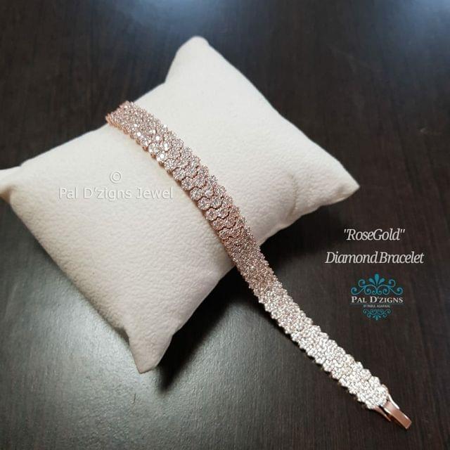 Rose Gold Diamond Bracelet