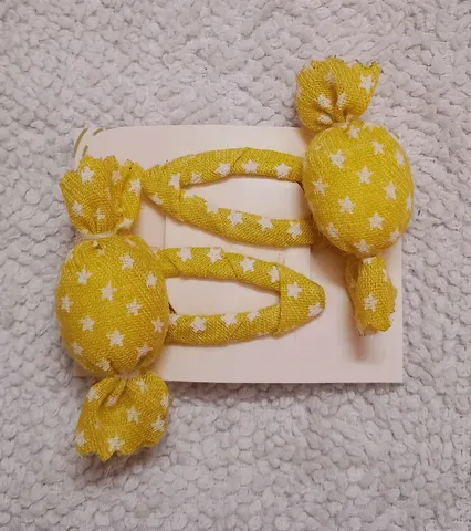 Candy Hair Clip - Yellow