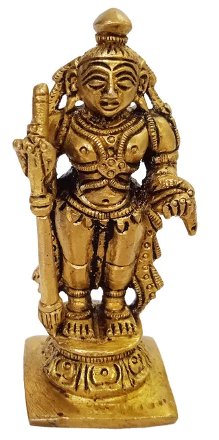 Brass Idol Lord Balarama (Baladeva, Balabhadra): Collectible Statue of Shri Krishna's Brother (12258A)