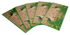 Paper Envelopes Regal Peacocks: Pack of 5 For Letters Notes Wishes Cards (12439A)