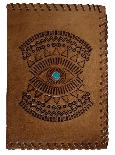 Leather Journal 'The Eye': Vintage Design Diary Notebook (12450)