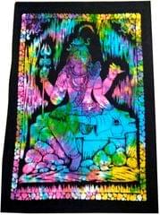 Cotton Wall Poster 'Shiva, The Supreme God': Bohemian Wall Hanging Tapestry (20032)