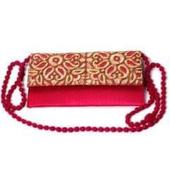 Traditional Indian Women's Clutch Red(purse12a)
