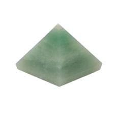 Green Aventurine Gem Stone Pyramid: Hand Polished Natural Healing Rock For Positive Energy (11082)