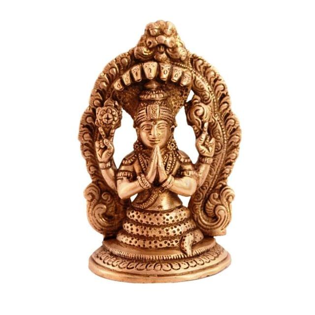 Rare Collection God of Yoga Maharishi Patanajli Brass Statue for Home Decor, Home Temple, Unique Indian Gift 11083