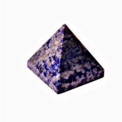 Lapis Lazuli Pyramid: Good Luck Healing Charm Divine Spiritual Crystal (11338)