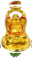 Resin Statue Laughing Buddha, Harbinger of Wisdom & Wealth (11867)