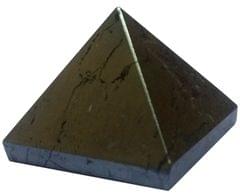 Hemelite Stone Pyramid: Reiki Healing Divine Spiritual Crystal (11936)