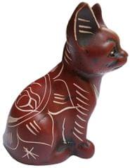 Resin Cat: Collectible Mini Statue, Adorable Showpiece (12011)