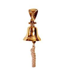 Brass Nautical Bell: Unique Pirate Ship Marine Decor Gift (11404)