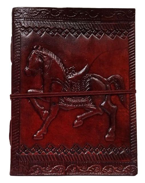 Leather Journal Royal Horse: Vintage Design Diary Notebook (15175)