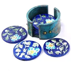 Blue Pottery Coasters