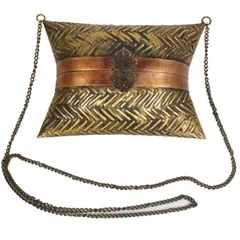Brass sheet work clutch (purse09)