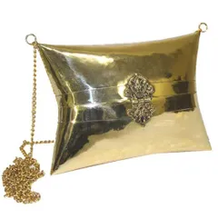 Brass sheet work clutch (purse11)