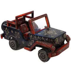 Miniature Royal Jeep Showpiece
