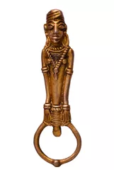 Bottle Opener Sculpted from Brass in Tribal design (10518)