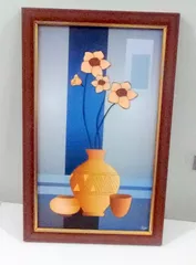 Flower Painting 'Happy Family' From Fascinating Flora Collection: High Quality HD Print In Classy Textured Frames (10545)