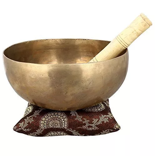 Handmade 5.5 Inches Bell Metal Tibetan Buddhist Singing Bowl (10782)