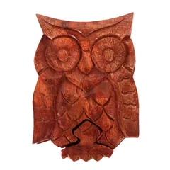 Magic Wooden Puzzle Box 'Night Owl': Handmade Mystery Keepsake Box Game Gift (11061)