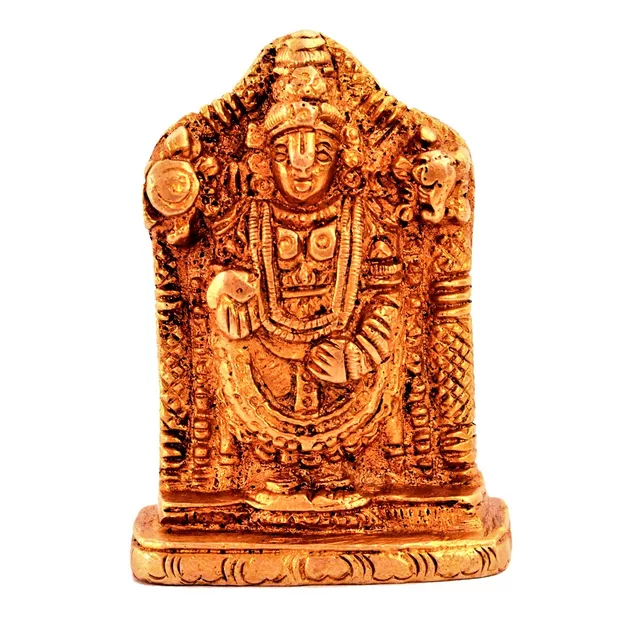 Brass Statue Lord Tirupathi Balaji Venkateswara Govinda Srinivasa Full Idol (11186)