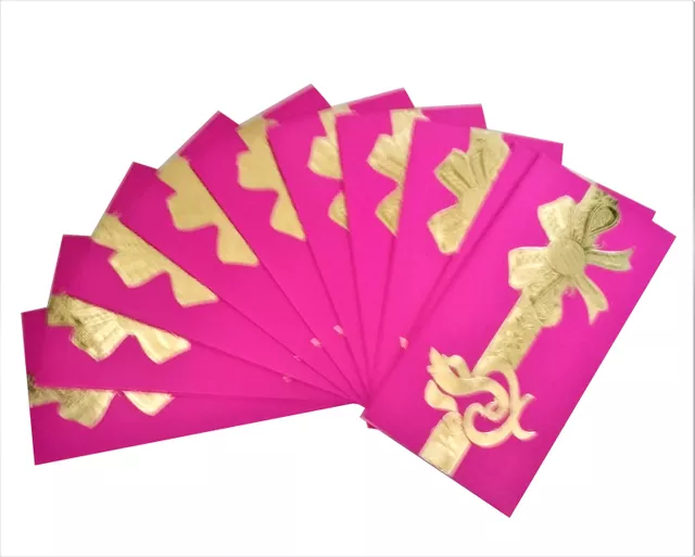 Handmade Paper Shagun Envelopes 'Ganesha': Pack of 10 (11530)