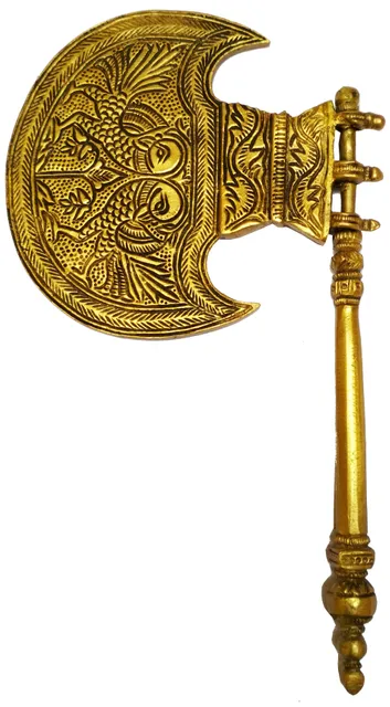 Brass Idol God's Pankhi (Hand Fan): Collectible Temple decor (11587)