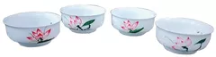 Bone China Tea Cups: 4 Authentic Cups for Green Tea Connoisseurs (11729)
