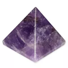 Amethyst Stone Pyramid: Reiki Healing Divine Spiritual Crystal (11926)